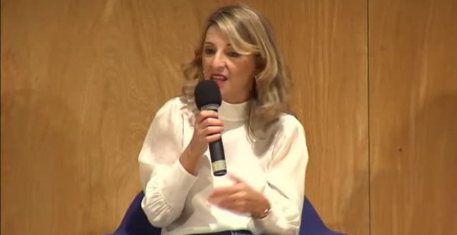 Yolanda Díaz: "El contrato por excelencia tiene que ser el estable e indefinido"