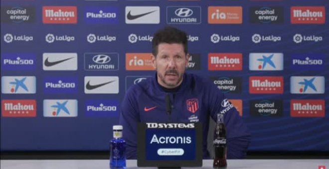 Simeone, sobre Luis Suárez: "Volverá a ser letal en el área"