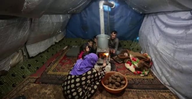 Las fuertes lluvias inundan los campamentos de refugiados