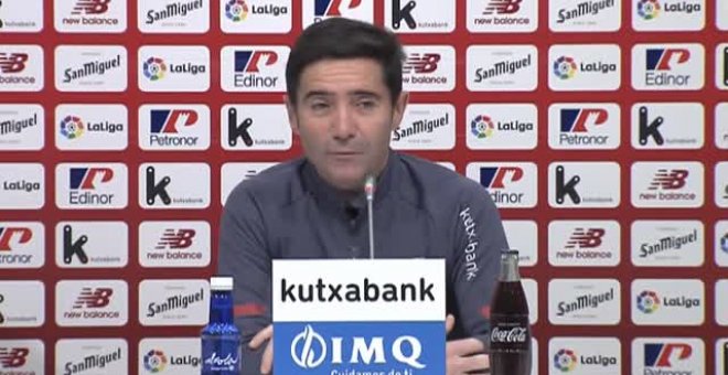 Marcelino: "Los futbolistas dicen que me falta dirigir un partido con el Real Madrid en San Mamés"