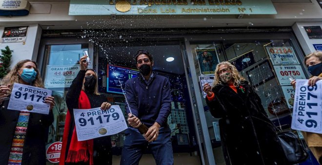 El Gordo de la lotería de Navidad vuelve a pasar de largo por Castilla-La Mancha, que sí pesca en los cuartos y quintos