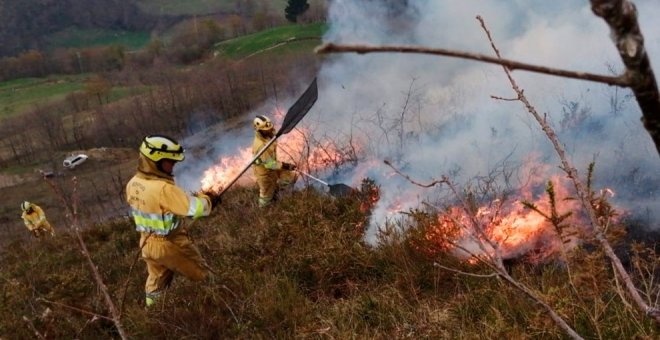 Permanecen activos cinco incendios forestales