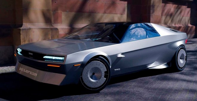 Este DeLorean eléctrico sin puertas "regresa al futuro"