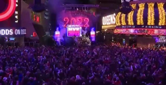 Estados Unidos celebra la entrada del 2022 por todo lo alto