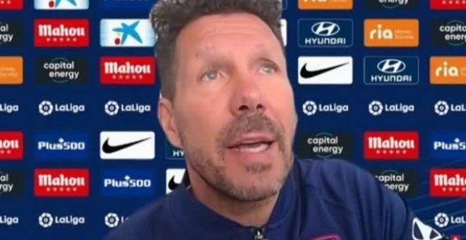 Simeone valora al Rayo Vallecano: "Es un equipo valiente y que juega bien"