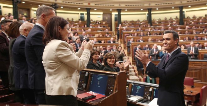El Gobierno amplía en una veintena de diputados la mayoría progresista que apoyó la investidura de Sánchez hace dos años