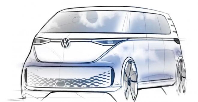 La Volkswagen ID. Buzz, la "retro-furgoneta" eléctrica, ya tiene fecha de presentación