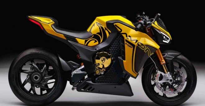 Damon HF Colossus: una radical moto eléctrica de 200 CV y 146 km de autonomía