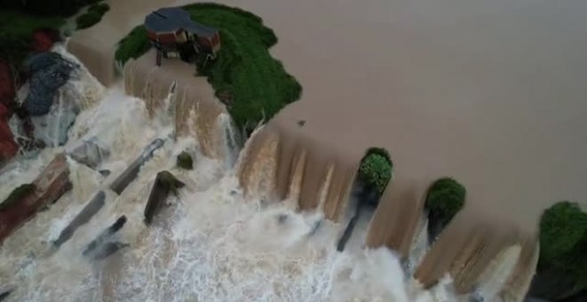 Una presa de Brasil, al borde del colapso por las fuertes lluvias