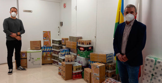 Donado al Banco de Alimentos una tonelada de productos para luchar contra el hambre