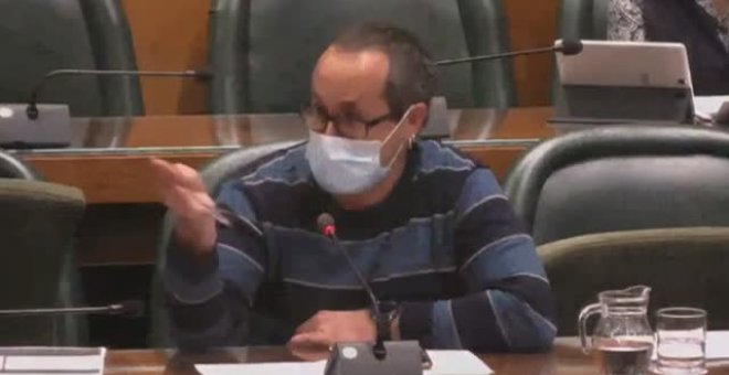 Un concejal de Zaragoza En Común se refiere a Almeida como "carapolla" durante un pleno