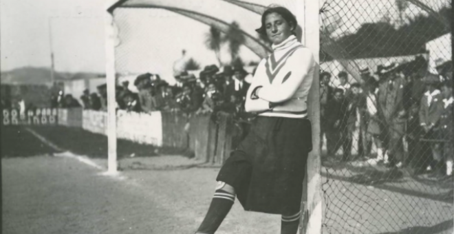 Irene González Basanta, la guardameta gallega que desafió hace un siglo los clichés del deporte en España