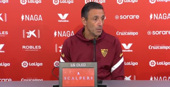 Pablo Sanz felicita a sus jugadores tras el empate ante el Celta: "Hemos podido incluso ganar"