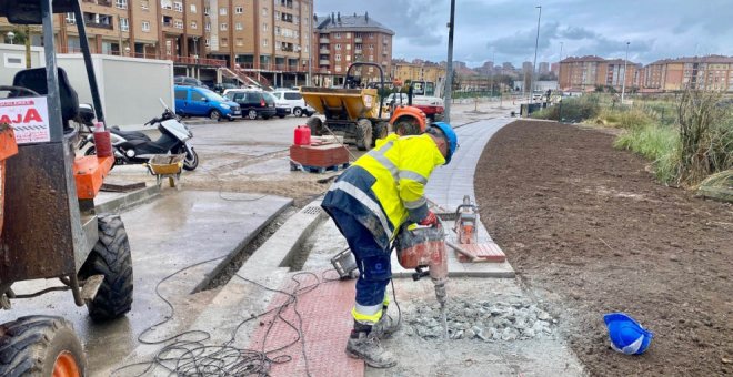 Las obras de la calle Manuel Ruiz de Quevedo de Peñacastillo finalizarán en marzo