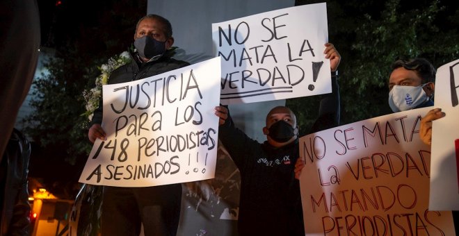 Periodistas mexicanos claman contra la violencia que sufre el gremio tras el asesinato de Lourdes Maldonado