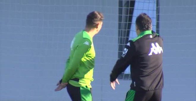 El Betis sigue preparando el partido de cuartos de Copa ante la Real Sociedad