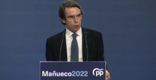 Aznar irrumpe en la campaña de Castilla y León para defender el proyecto del PP