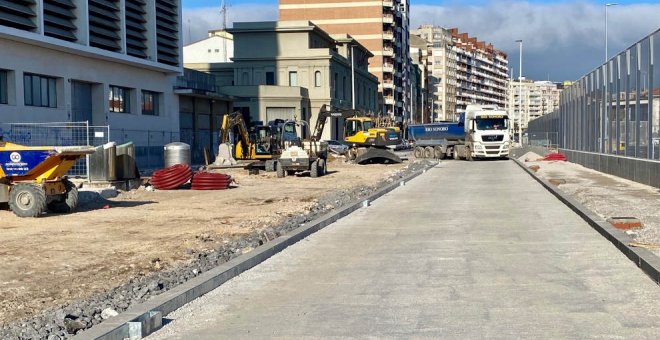 Las obras en la calle Antonio López finalizarán el mes de marzo