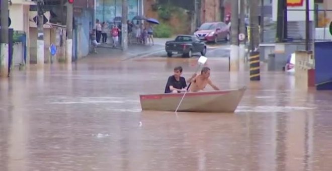 Al menos 19 fallecidos durante las inundaciones en Brasil