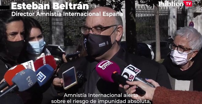 Declaraciones del director de Amnistía Internacional España, Esteban Beltrán