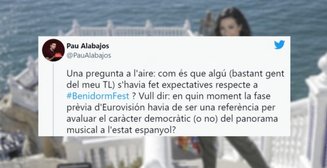 La necesaria reflexión del cantautor valenciano Pau Alabajos sobre lo que nadie está poniendo en el foco del Benidorm Fest