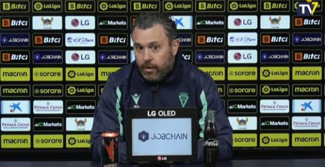 Sergio González: "Hay que plantear un gran partido, intentar que no nos hagan daño en la parcela ofensiva e ir a por ellos"