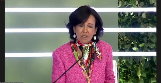 Espaldarazo de la presidenta del Santander a la reforma laboral