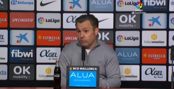 Sergio González critica los dos penaltis que dieron la victoria al Mallorca: "Son de risa"