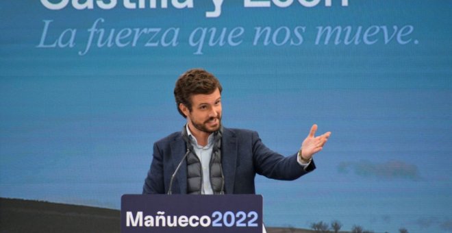 "Ha sido atacada la remolacha": cachondeo en Twitter con este discurso de Casado en la campaña de Castilla y León