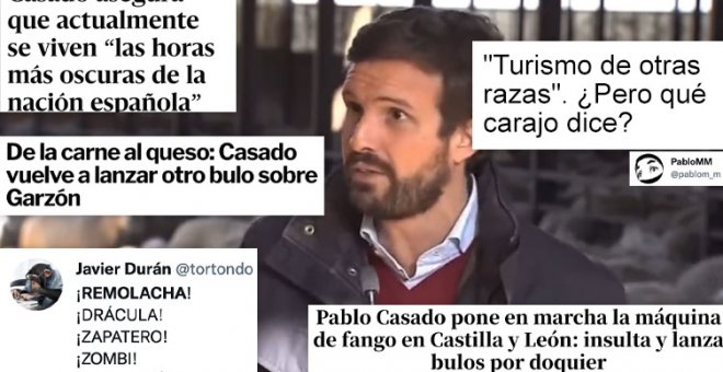 "Nadie le dice que pare": los lunáticos desvaríos de Pablo Casado en los últimos tiempos