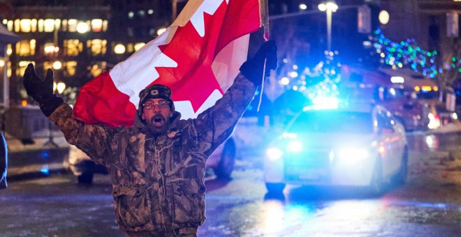 Trudeau acusa a los manifestantes antivacunas de poner en peligro la economía de Canadá