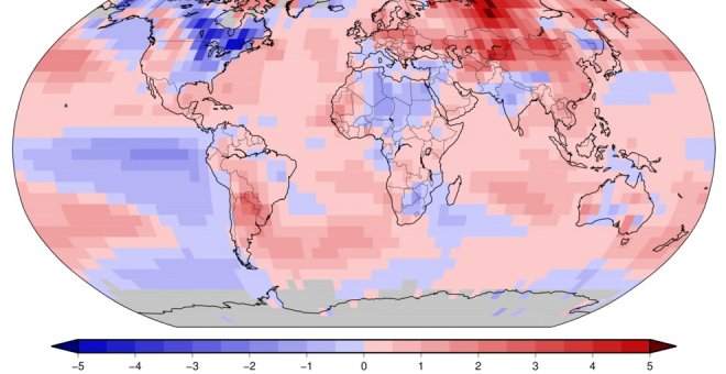 La Tierra registra el sexto enero más cálido desde 1880
