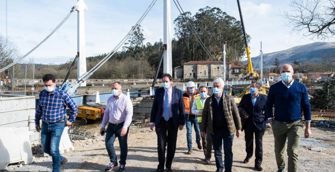 El actual puente de Virgen de la Peña podría abrirse al tráfico este fin de semana