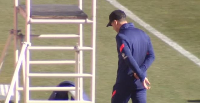 El Atlético regresa a los entrenamientos tras la amarga derrota ante el Levante