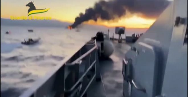 Dramático incendio en un ferry griego con 290 personas a bordo