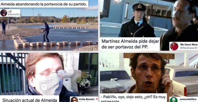 Los tuiteros analizan la noticia de que Almeida quiere dejar de ser portavoz del PP