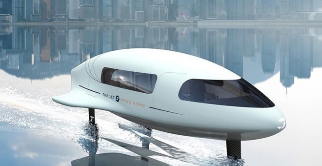 The Jet, el hidroala de super lujo movido por hidrógeno que debutará en Dubai