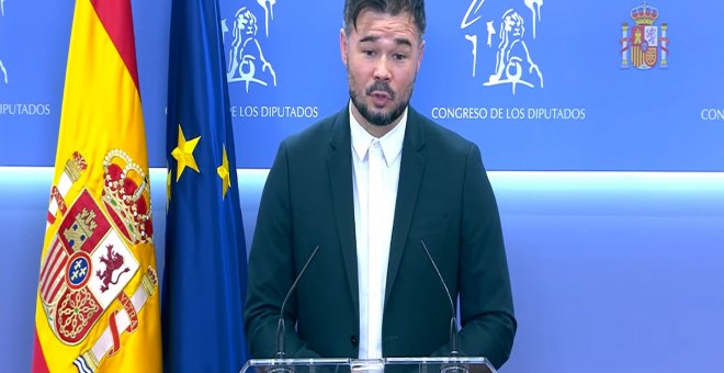 Rufián, a Casado y a García Egea: "Les sugeriría que se fueran porque les van a hacer mucho daño"