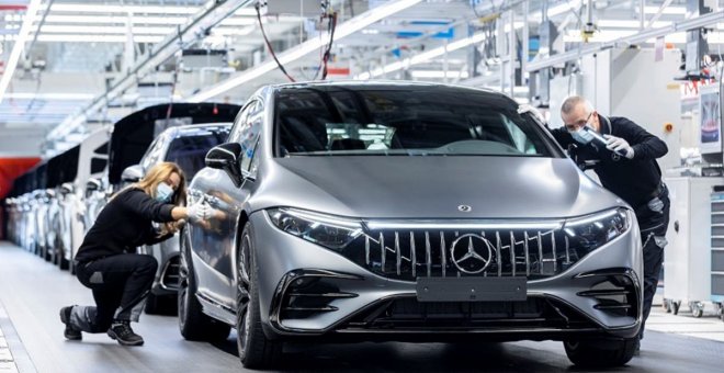Mercedes prefiere líneas de fabricación mixtas entre coches eléctricos y térmicos, al menos por ahora
