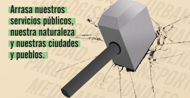 ¡No a la Ley Ómnibus!: Madrid se echa a la calle