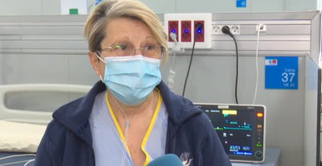 La bajada de la incidencia vacía hospitales como el Isabel Zendal de Madrid