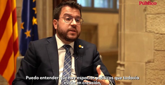 Pere Aragonès, sobre los liderazgos de JxCat