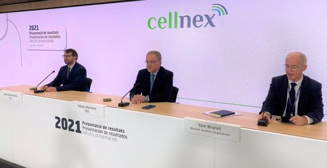 Cellnex pierde 351 millones en 2021, mientras eleva los ingresos un 58%