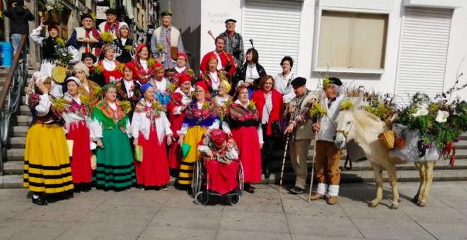 La Villa pejina canta Las Marzas como 'pregón' para recibir la primavera