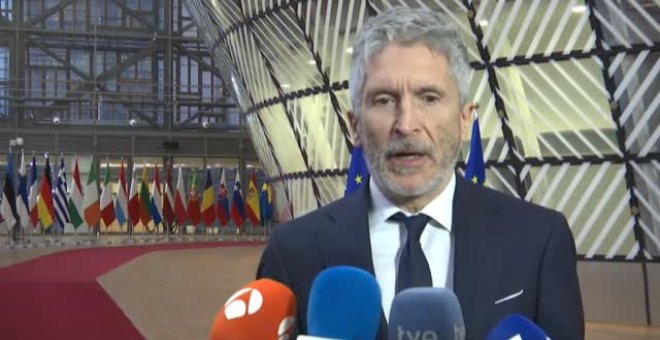 Marlaska avanza el acuerdo de la UE para activar por primera vez la 'directiva de protección temporal' para refugiados ucranianos