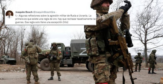 La viral reflexión del magistrado Joaquim Bosch sobre la invasión de Rusia a Ucrania: "No son admisibles las guerras preventivas"