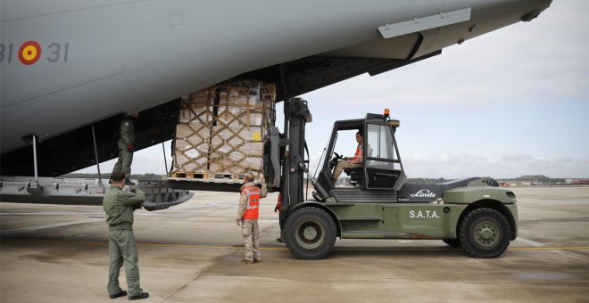 La ayuda sanitaria desde Madrid y las armas desde Albacete: el material ofensivo para Ucrania partirá de Los Llanos