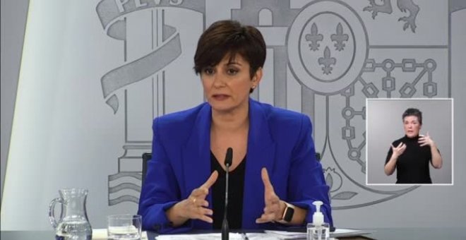 Isabel Rodríguez: "No contemplamos ninguna subida fiscal en este momento"