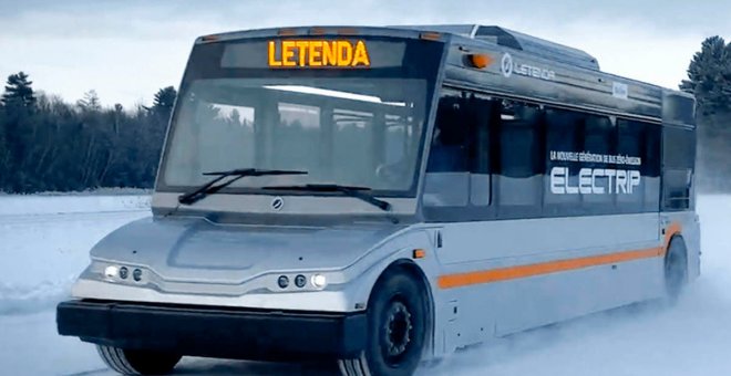 El Electrip es un curioso autobús eléctrico diseñado específicamente para climas fríos