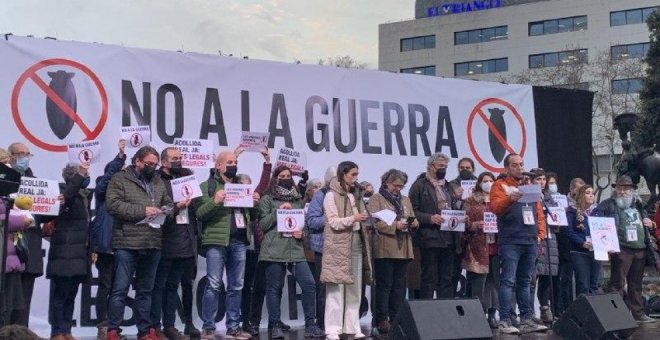 Torn de paraula - La insostenible lleugeresa de la pancarta del 'No a la guerra'